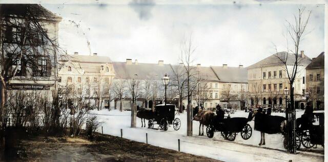 Das Foto aus der Sammlung des Stadthistorikers Karl Albrecht Kubinzky zeigt den Kaiser-Josef-Platz im Jahr 1905. | Foto: Sammlung Kubinzky