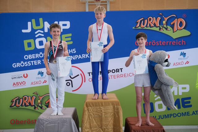 Lukas Fasl gewann den Siebenkampf in der Alterklasse 12. | Foto: ÖTB Oberösterreich