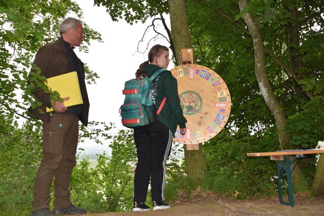 Glücksrad - hier entscheidet sich welche Frage die Klasse gestellt bekommt. | Foto: Preineder