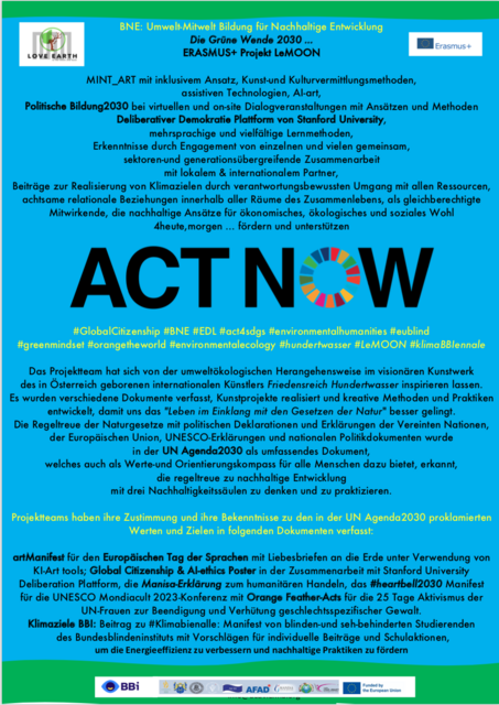 #actnow blue print LeMOON Projekt | Foto: Tatjana Christelbauer