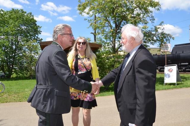LH Christopher Drexler, Regina Biela und Dietmar Rauter. | Foto: Oblak