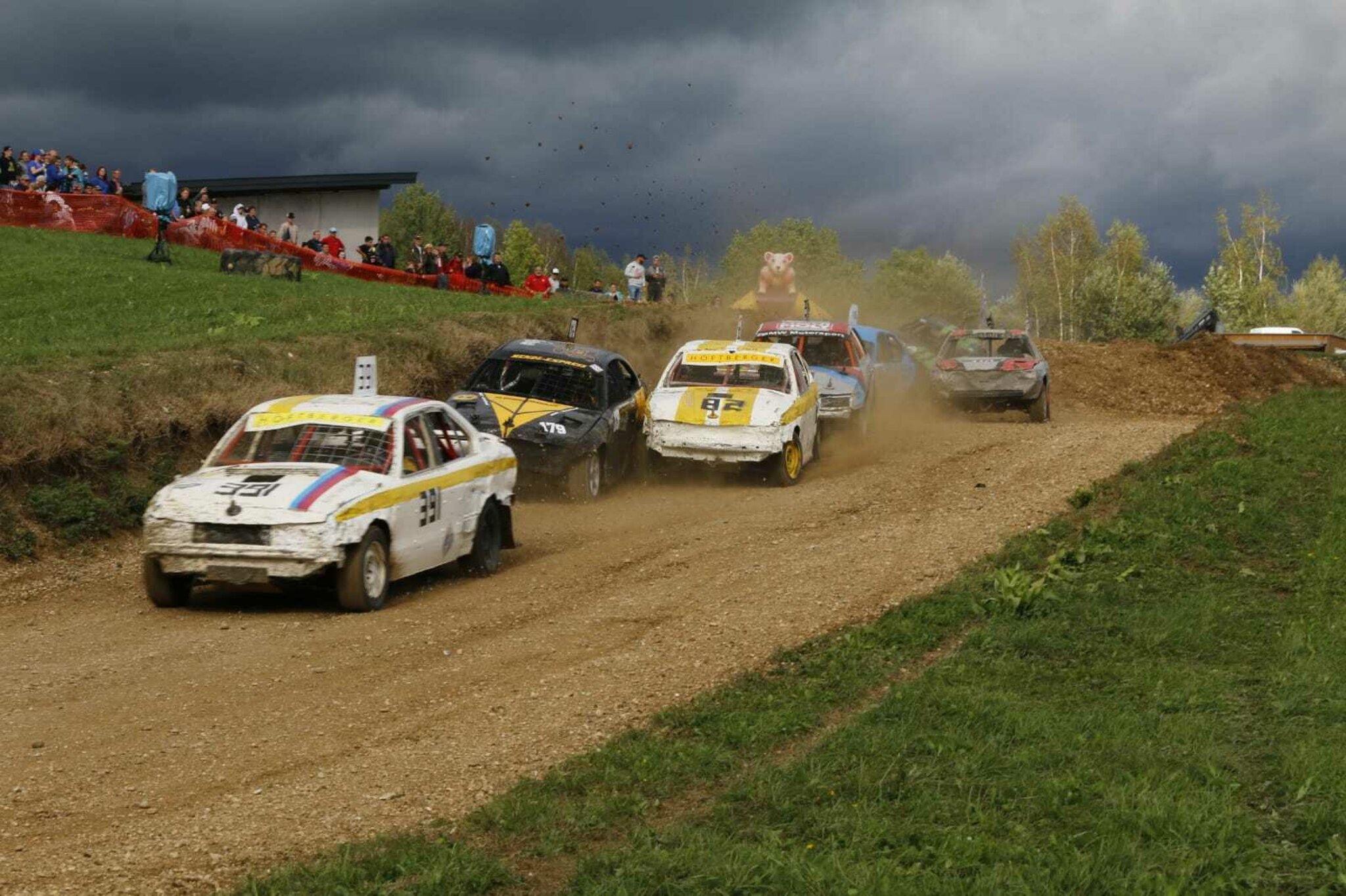 Luxus Stockcar Rennen In Der Nahe Bild