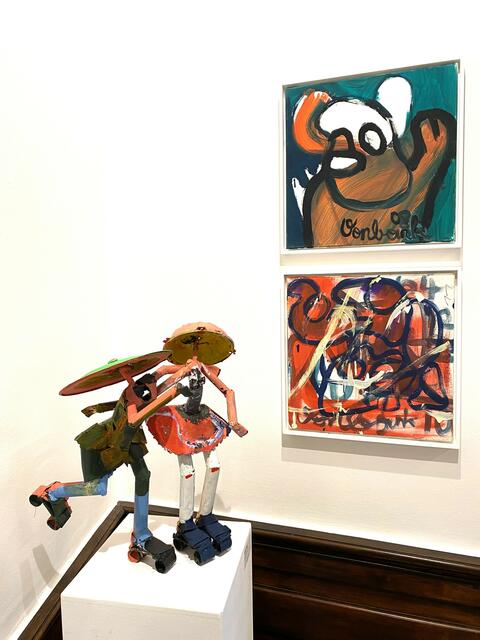 Michael Vonbank: "Schwein in mir", 2008, Acryl auf Leinwand, 50x50cm | Foto: Credit: Estate Michael Vonbank/Beate Sprenger