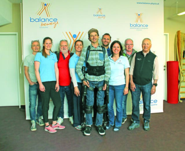 Der VST Kitzbühel hat ein Exoskelett angeschafft, mit dem Menschen in der Region trainieren können. | Foto: VST Kitzbühel