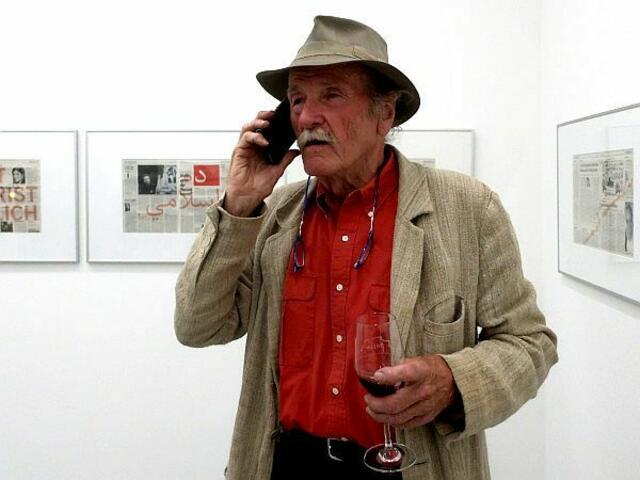 Station #7: Maler Gerald Brettschuh besuchte das „Spiegelgitterhaus“.