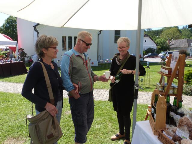 Natürlich durfte auch einiges vor Ort verkostet werden!