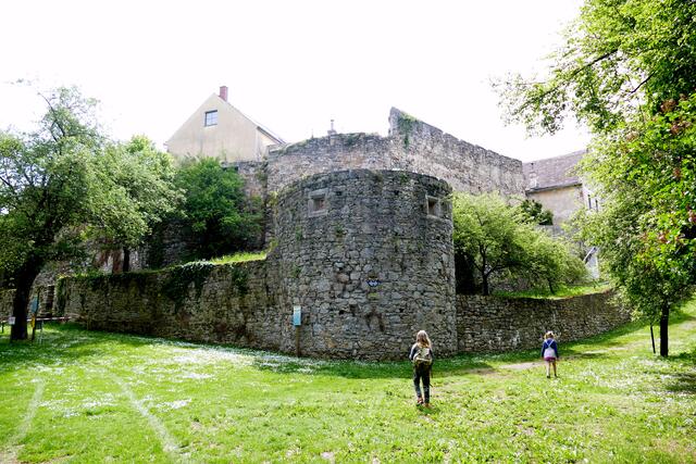 Im östlichen Teil der Befestigungsanlage befindet das einzige erhaltene von ehemals zwei Stadttoren, das Raabser Tor, mit Zwingermauer und Schalentürmen.