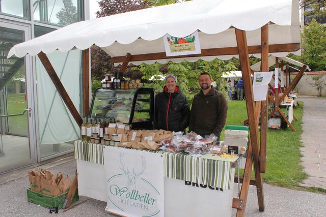 Mit von der Bauernmarktpartie war auch der „Wollbeller Hofladen“ aus Axams/Omes. | Foto: Jordan