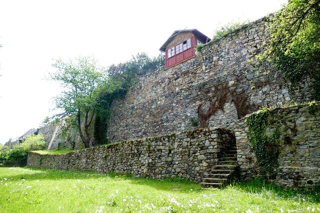 Die Stadtmauer umschließt Drosendorf noch vollkommen. Sie ist 1.750 m lang und mit 12 Türmen, an einigen Stellen noch mit Zinnen, versehen. Umwandern Sie auf den beiden Promenaden, Sommerpromenade und  Winterpromenade Drosendorf und genießen Sie den Anblick und Ausblick rund um Drosendorf.