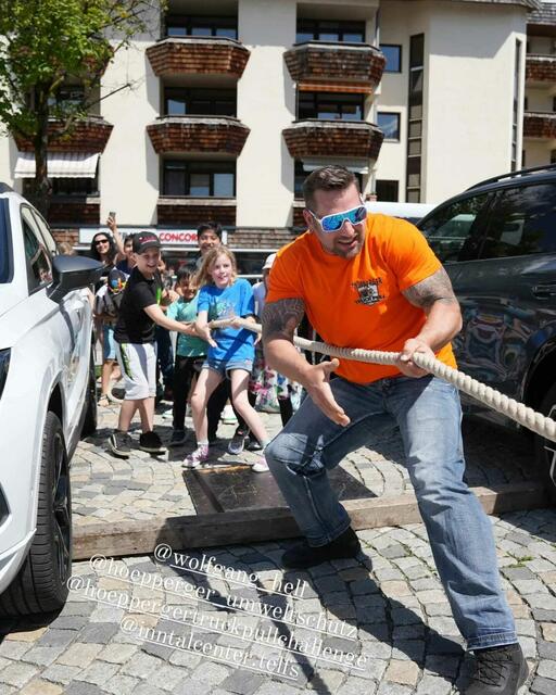 Der bekannte ehemalige Profi-Strongman Wolfgang "Wolly" Hell, damals unter dem verstorbenen Catcher bzw. Wrestler Otto Wanz unter Vertrag, hat keine Mühen gescheut, diesen Event heuer zum 7. Mal durchzuführen. | Foto: Privat