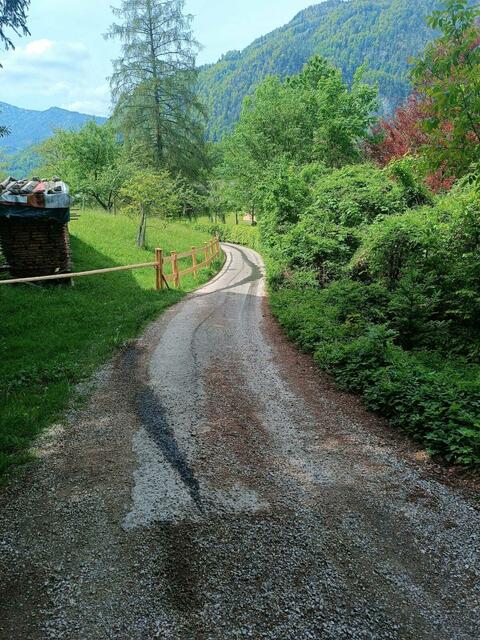 Die Bad Ischler Einsatzkräfte mussten im Amselgraben eine Ölspur beseitigen. | Foto: FW Sulzbach