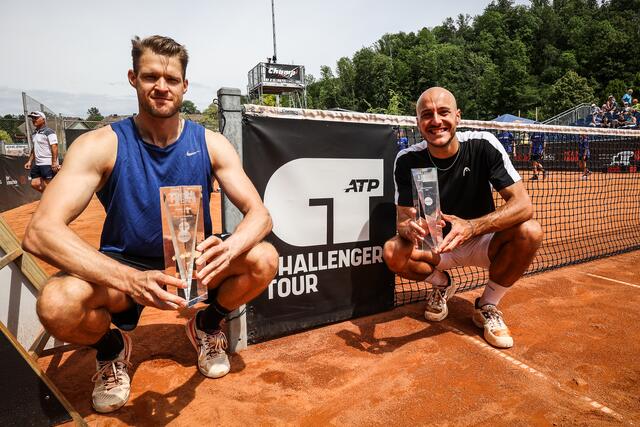 Im Doppel holten sich die an Nummer 2 gesetzten Constantin Frantzen und Hendrik Jebens (GER) den begehrten Titel des ATP-100-Challengers. | Foto: Sportmediapics.com/ Manfred Binder