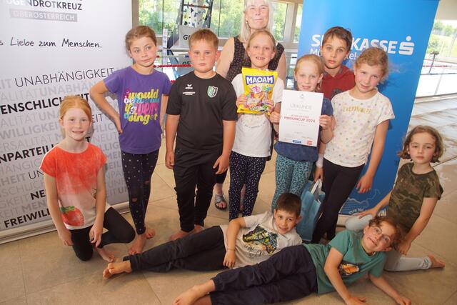 Sieger bei den 2. Klassen wurde die 2.a-Staffel der Volksschule Rohrbach.  | Foto: Helmut Eder