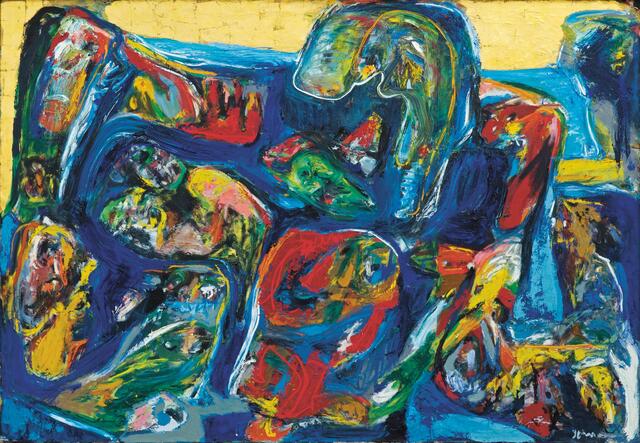 Bild oben: Asger Jorn, Der Schaum der neuen Welle _ The Foam of the New Wave (Lècume d’une nouvelle vague), 1963–70, Öl auf Leinwand _ Oil on canvas, 138 x 200 cm | Foto: Museum Jorn