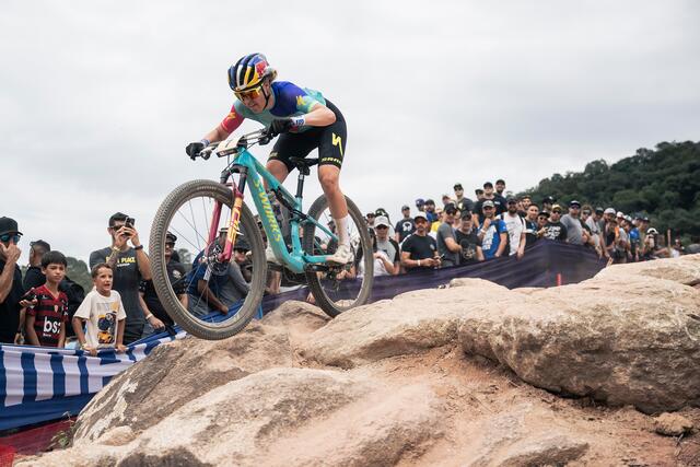 Nach den Weltcups in Brasilien bestreitet Heeressportlerin Laura Stigger am Sonntag das Rennen in Haiming | Foto: Red Bull Content Pool/Bartek Wolinski