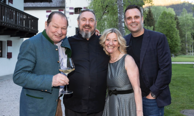 Christian Grainer (Grainer's Restaurant), Andreas &amp; Anette Mayer, Markus Glocker (Koloman New York) | Foto: Andreas Kolarik