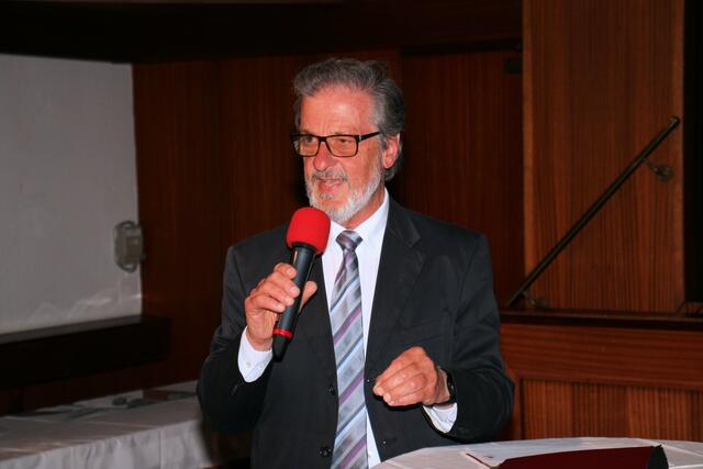 Der Mooskirchner Bürgermeister Engelbert Huber war auch in Bärnbach. | Foto: Cescutti