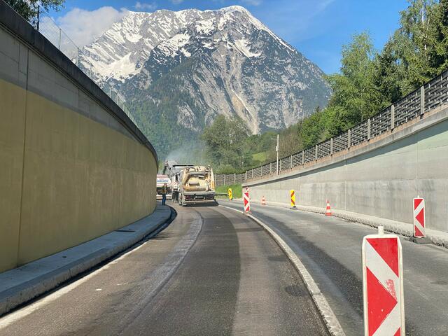 Die Tunnelsanierungen laufen nach Plan, nun sind zwei Nächte Totalsperre geplant. | Foto: Land Steiermark
