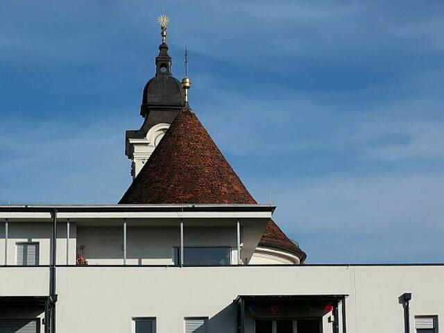 Blick auf die Gleisdorfer Marienkirche.