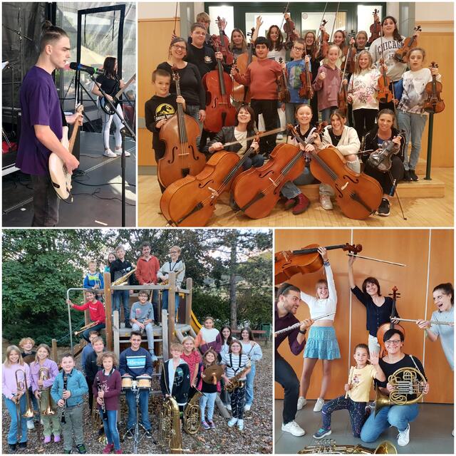 Die Regionalmusikschule Ternitz musiziert. | Foto: RMS Ternitz
