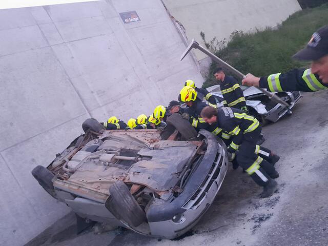 Übung Abstützsystem Stabfast  | Foto: FF Waidhofen/Thaya