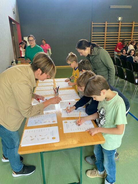 An Quizstationen galt es, Musikalisches zu erraten. | Foto: Mathias Wolf