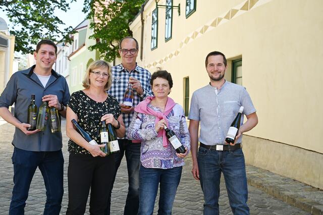 v. li. Grill Christoph, Susanne Krammer (Biegler), Wolfgang Freudorfer, Klaudia Zierer und Hannes Hofer.
 | Foto: Pohl