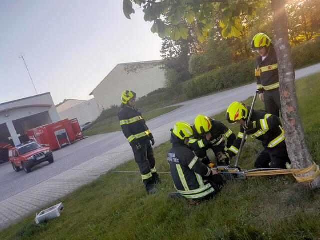 Einsatz des Greifzugs | Foto: FF Waidhofen/Thaya