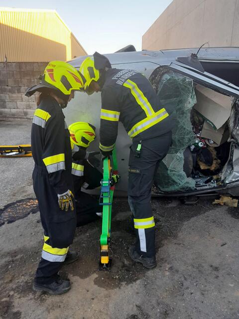 Übung Abstützsystem Stabfast  | Foto: FF Waidhofen/Thaya