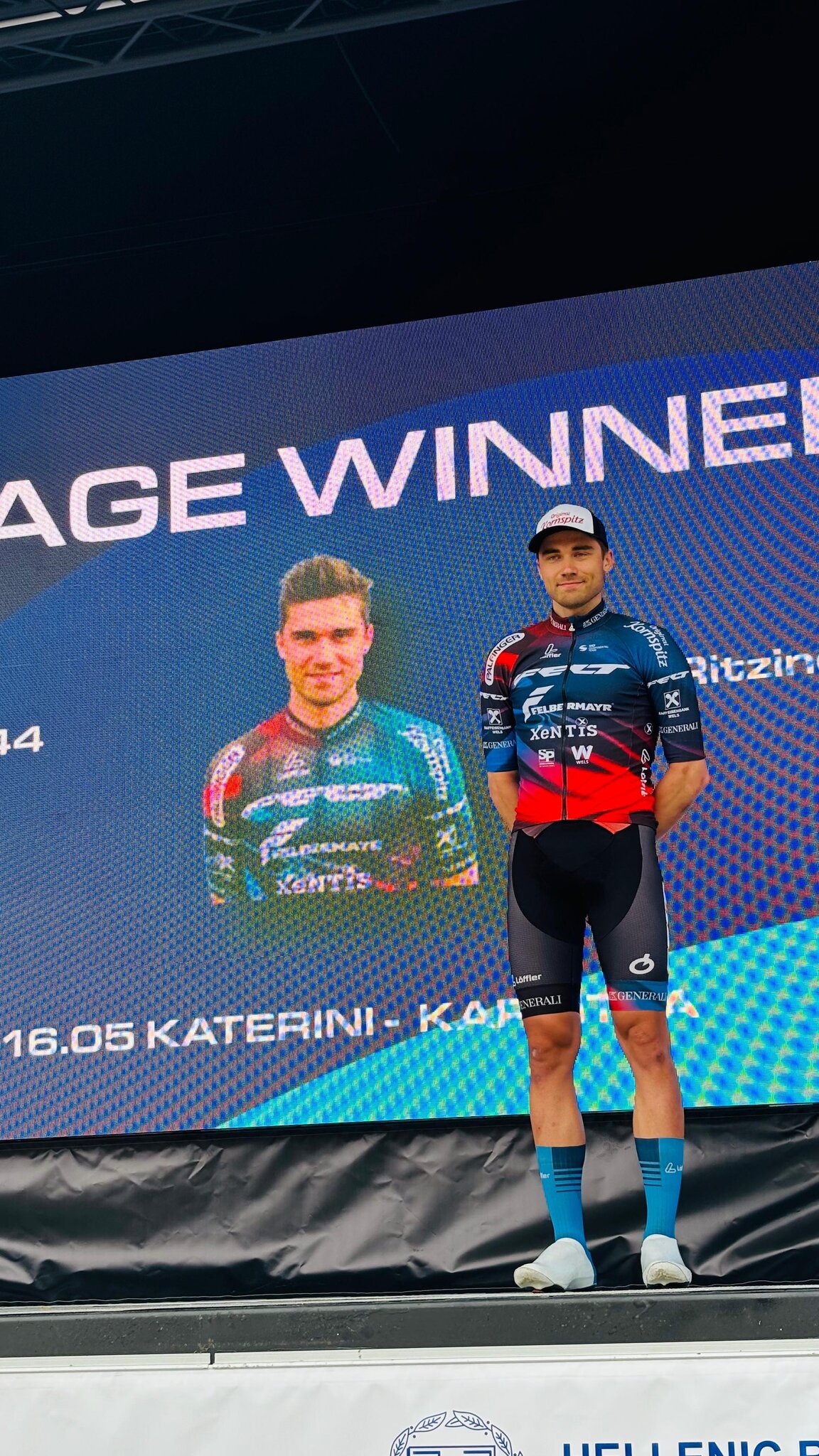 Erfolg: Sieg für Felix Ritzinger auf der 2. Etappe der Tour of Hellas ...