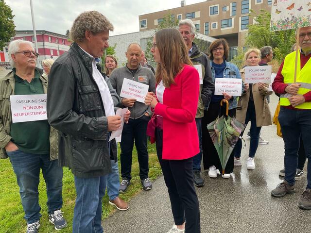 Andrea Feichtinger mit dem Obmann Gerald Seiler. | Foto: MeinBezirk.at