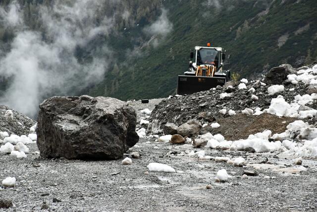 Die Räumarbeiten waren umfassend.
 | Foto: Land Tirol/Brandhuber
