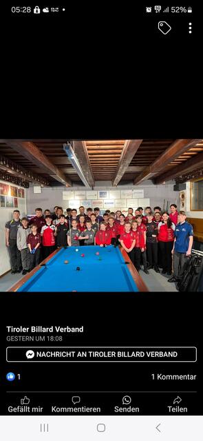 Jugend GP in Fieberbrunn  | Foto: Tiroler Billard Verband 