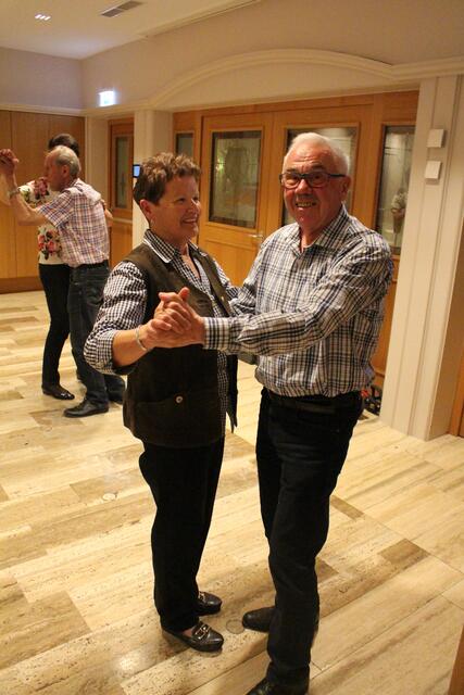 Franz und Greti schwangen das Tanzbein.