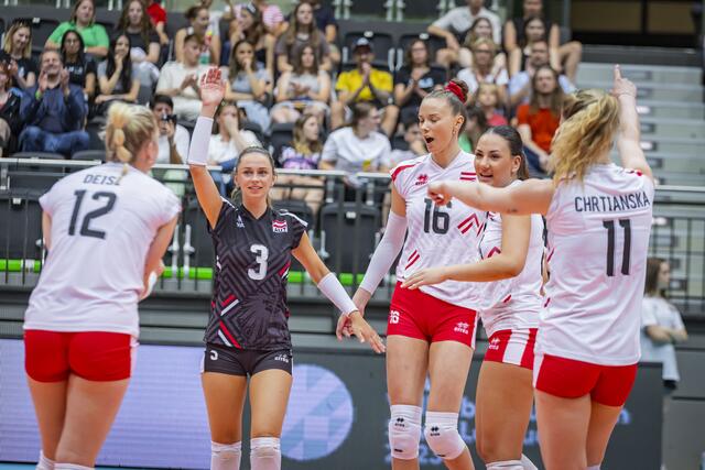 Österreichs Volleyballdamen messen sich mit den Besten. | Foto: ÖVV