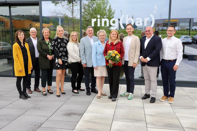Ringana-Geschäftsführer Michael Wannemacher und COO Michael Russ hießen die Delegation rund um Elisabeth Grossmann willkommen.