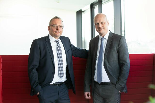 IFN-Miteigentümer und Unternehmenssprecher Christian Klinger mit Finanzvorstand Johann Habring (r.). | Foto: IFN Holding AG