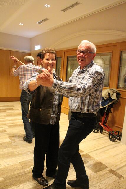 Franz und Greti schwangen das Tanzbein.
