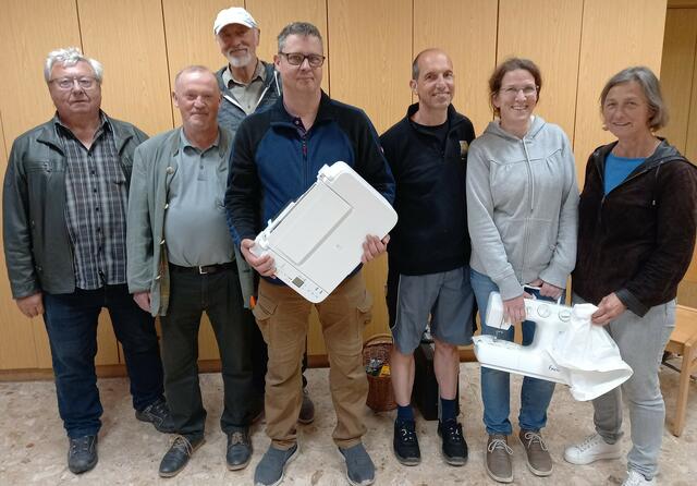 Arnold Ullmann, Micheal Fumicz, Otto Sebek, Markus Klein, Josef Köberl, Renate Sattler, Maria Hilmbauer. (v.l.) | Foto: Wolfgang Schädl