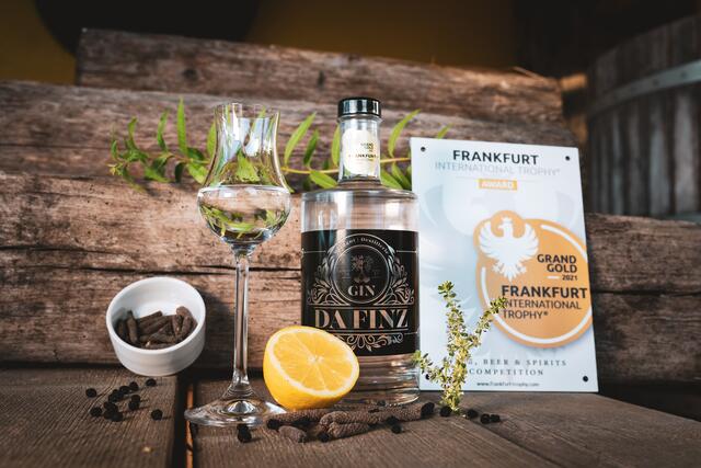 Da "Da Finz" Gin wurde bei der International Frankfurt Trophy mit Grand Gold ausgezeichnet. | Foto: Da Finz