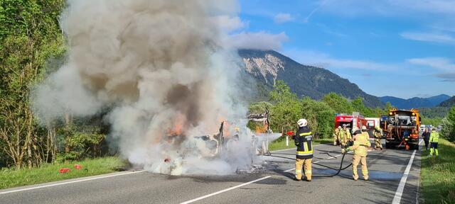 Der Brand konnte rasch gelöscht werden. | Foto: Zoom Tirol