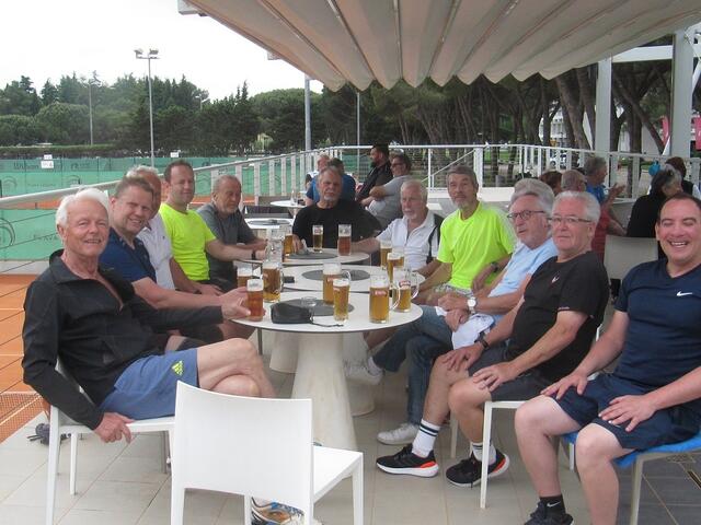 Tennis Tage zur Saison Vorbereitung 2024 in Umag...!!
Ausklang nach dem Training....!!