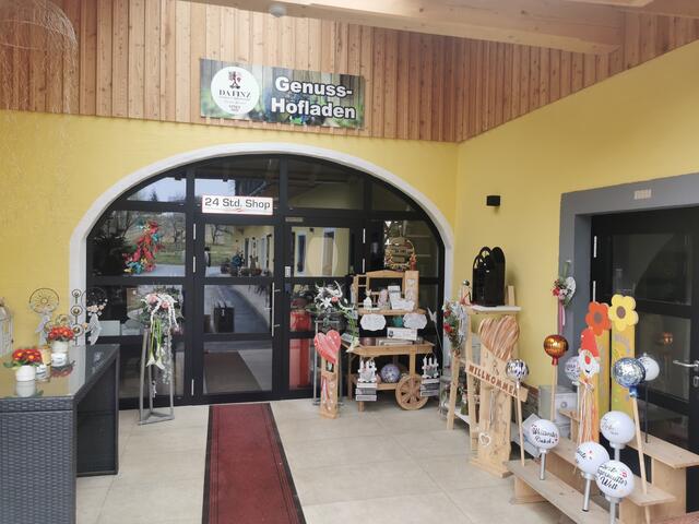 Der GenussLaden "Da Finz" ist rund um die Uhr zugänglich. | Foto: Da Finz