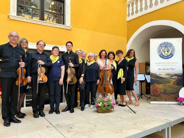 SI Club Goldes freute sich gemeinsam mit dem Girardi Quartett über den großartigen Erfolg bei der Muttertagsmatinee | Foto: Magdalena Koinegg