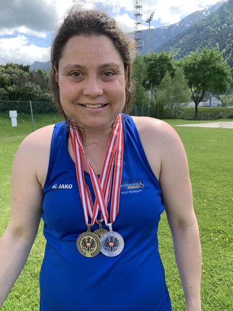 Elisabeth Hölzl ist Vizestaatsmeisterin. | Foto: BSV Pongau