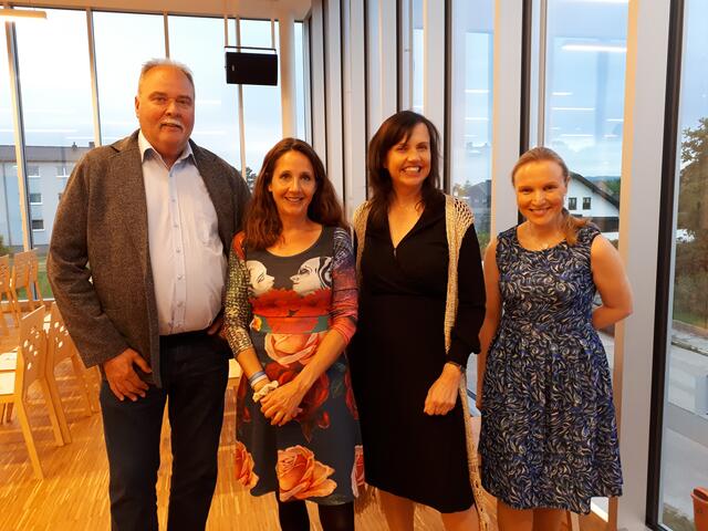 Walter Buxkandl, Sonja Wirgler, Martina Parker und Martina Raab (vlnr).