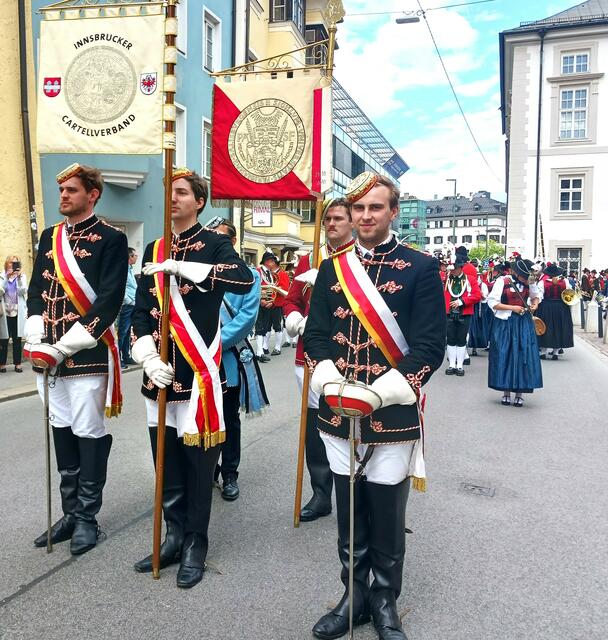 Beginn des Festzuges der AV Austria zum 160-jährigen Stiftungsjubiläums | Foto: Wieser