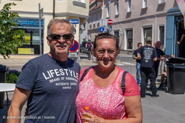 Kurt Neunteufel und Andrea Tomek kamen aus Pachfurth. | Foto: www.cine-motion.at / Ivanek