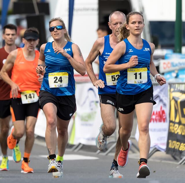 Sabine Schnölzer (Nr. 24) wurde Vizelandesmeisterin. | Foto: Alois Huemer