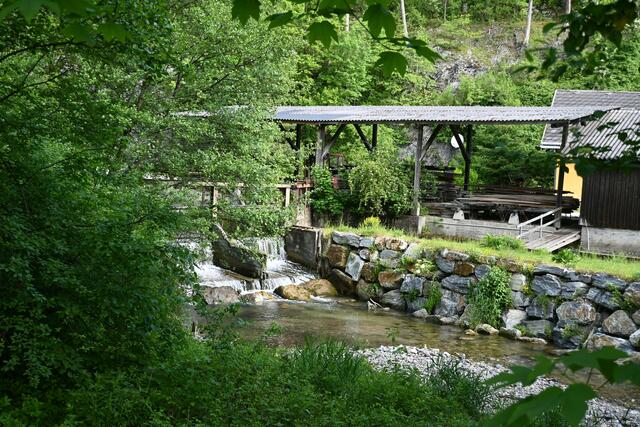 Kleines Wehr an der Piesting